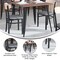Flash Furniture Gray Vinyl Seat Dining Chair with Natural Wood Back XU-DG6V5GYV-NAT-GG - alternate 7